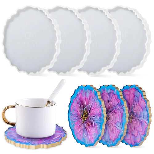 Let's Resin Geode Coaster Resin Molds