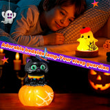 Let's Resin Ghost & Black Cat On Pumpkin Resin Molds, view 6
