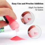 Let's Resin Glow in the Dark Mica Powder Set - 12 Colors, view 3