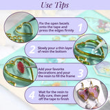Let's Resin Gold Open Back Bezels – 172 Pcs Metal Resin Jewelry Making Kit, view 6