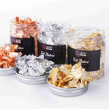Let's Resin Gold Silver Copper Foil Flakes - 3 colors/each 3g, view 3