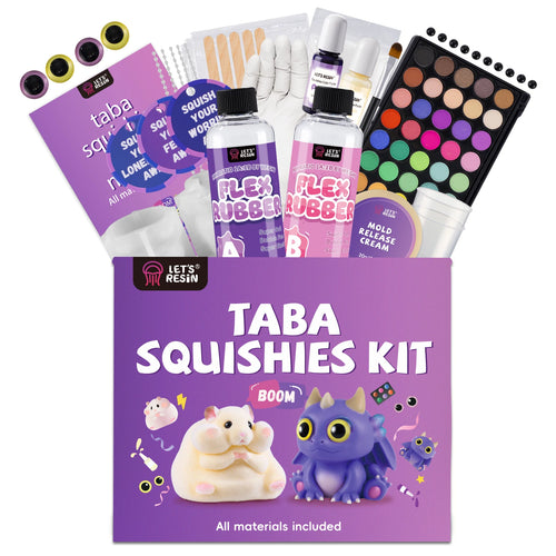 Let's Resin Hamster & Dragon Taba Squishy Making All-in-one Kit