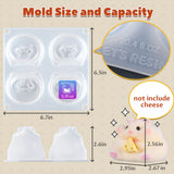 Let's Resin Hamster Taba Squishy Mold, view 3