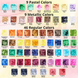 Let's Resin Highly Concentrated Alcohol Ink Set - 64 Colors, view 3