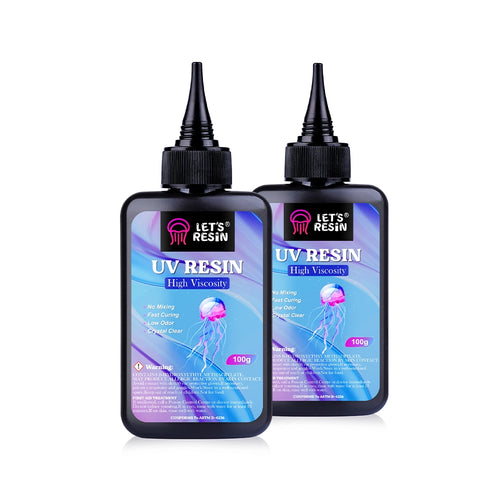 Let's Resin High Viscosity Clear UV Resin - Hard Type