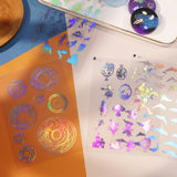 Let's Resin Holographic Resin Stickers Set – 26 Sheets Gold & Silver for Crafting, view 5