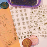 Let's Resin Holographic Resin Stickers Set – 26 Sheets Gold & Silver for Crafting, view 6