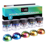 Let's Resin Intense Chameleon Mica Powder Set - 5 Colors, view 2