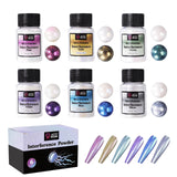 Let's Resin Interference Mica Powder Set - 6 Colors, view 2