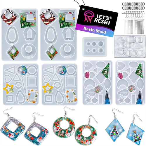 Let's Resin Jewelry Earring Resin Molds