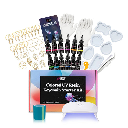 Let's Resin Keychain UV Resin All-in-one Kit