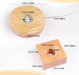 Let's Resin Wooden LED Display Light Base Set, view 2