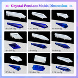 Let's Resin Pendulum Crystal Resin Molds, view 4