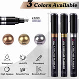 Let's Resin Mirror Chrome Markers – 3 Metallic Colors, view 2