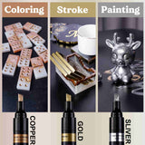 Let's Resin Mirror Chrome Markers – 3 Metallic Colors, view 3