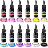 Let's Resin Multi-color UV Resin - 12 Colors, view 2