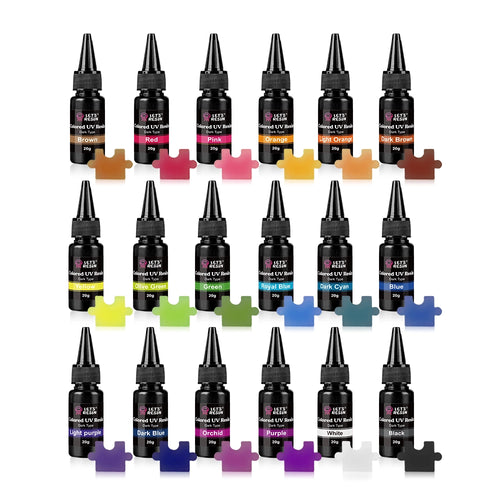 Let's Resin Multi-color UV Resin - 18 Colors