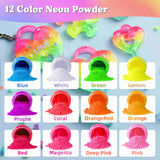 Let's Resin Neon Mica Powder Set - 12 Colors, view 2
