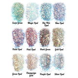 Let's Resin Opal Chunky Glitter Set - 12 Colors, view 2