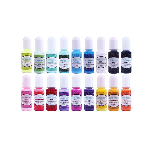 Let's Resin Opaque Resin Dye Set - 18 Colors