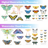 Let's Resin Realistic Paper Butterflies & Moths – 46 Pcs for Resin Crafts, view 3