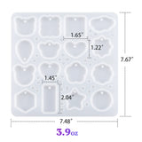 Let's Resin Irregular Shapes Pendant Resin Mold, view 2