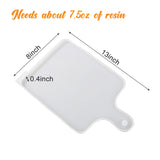 Let's Resin Rectangle Tray Resin Mold, view 3