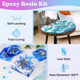 Let's Resin Epoxy Resin Crafting Kit with Mica Powder & Cups – 80 oz, view 4