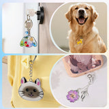 Let's Resin Silver Open Back Bezels - 37Pcs Metal Resin Keychain Making Kit, view 5