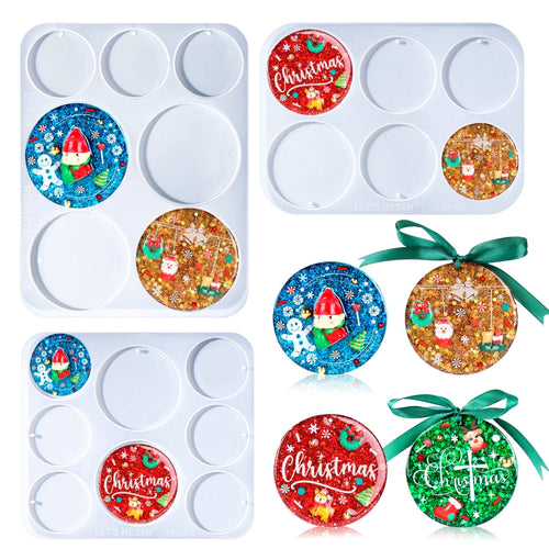 Let's Resin Round Ornament Resin Molds