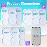 Let's Resin Round Ornament Resin Molds, view 3