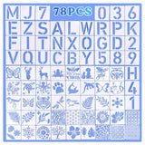 Let's Resin Resin Stencils Set – 78 Pcs Alphabet, Numbers & Animal Designs, view 2
