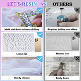 Let's Resin Reversed Alphabet Letter Resin Mold, view 5