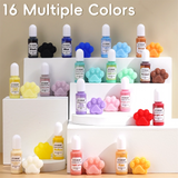 Let's Resin Silicone Pigment Paste Set for Taba Squishy - 16 Colors, view 5