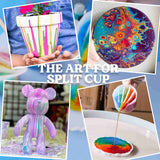 Let's Resin Multi-Chamber Split Cup Set for Resin & Paint Pouring, view 5
