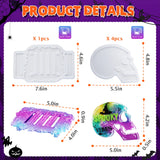 Let's Resin Skull Coaster Resin Molds, view 3
