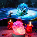 Let's Resin Skull Resin Mold, view 5