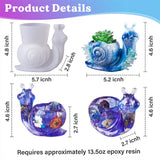Let's Resin Snail Vase Resin Mold, view 3