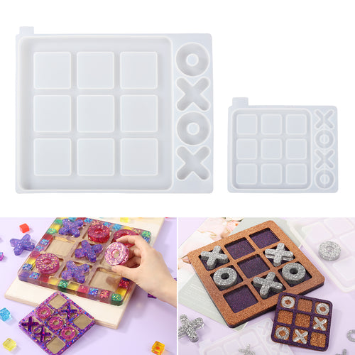 Let's Resin Tic Tac Toe Resin Molds