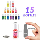 Let's Resin Translucent Resin Dye Set - 15 Colors, view 3