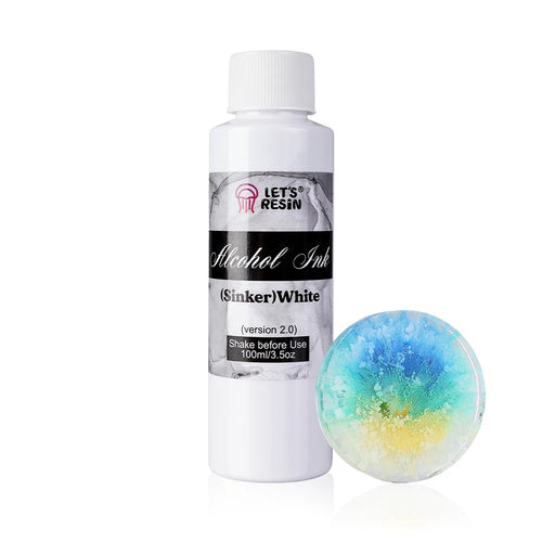 Let's Resin Alcohol Ink Sinker - Upgraded White