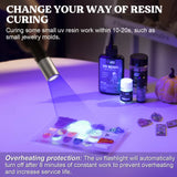 Let's Resin Rechargeable 365nm UV Flashlight, view 5