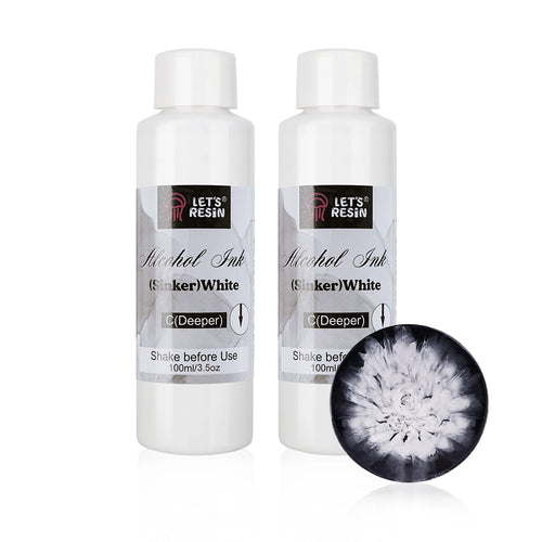 Let's Resin Alcohol Ink Sinker - White