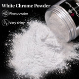 Let's Resin Mirror Chrome Powder - White, view 3