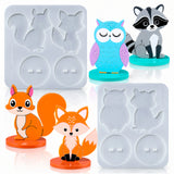 Let's Resin Woodland Animal Standee Resin Molds, view 2