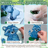 Let's Resin Woodland Animal Standee Resin Molds, view 3