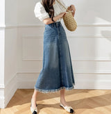 Litlookz Studio A-Line Midi Skirt, view 4