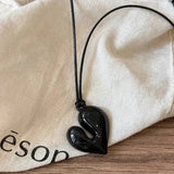 Litlookz Studio Abstract Heart Necklace, view 5
