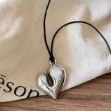 Litlookz Studio Abstract Heart Necklace, view 6