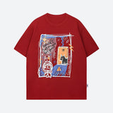 Litlookz Studio Abstract Sketch Graphic Tee, view 5